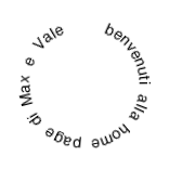 messaggio di benvenuto